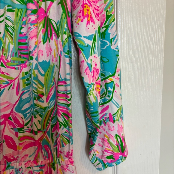 Lilly Pulitzer Lana Skort Romper Pop Up Lilly of the Jungle Floral Stretch XS - Picture 12 of 13